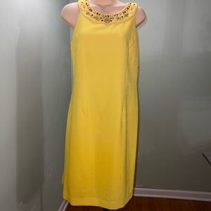 Studio One New York Yellow Sheath Dress